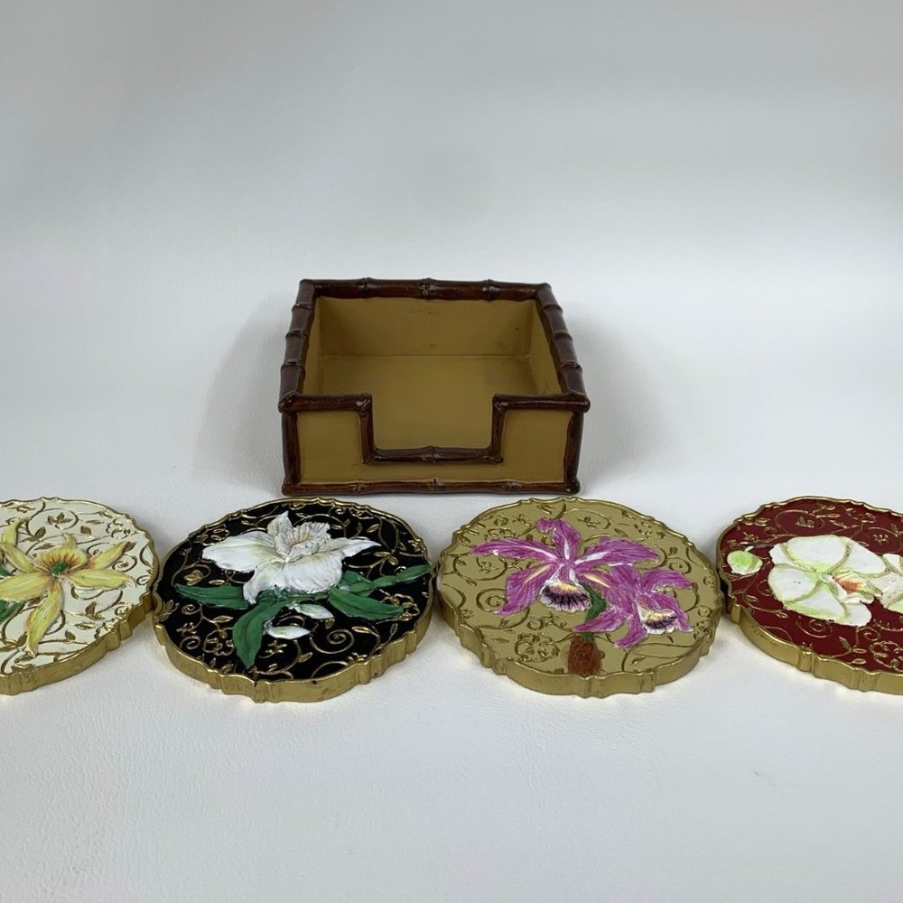 Botanical Beauty Collection Polystone Coasters